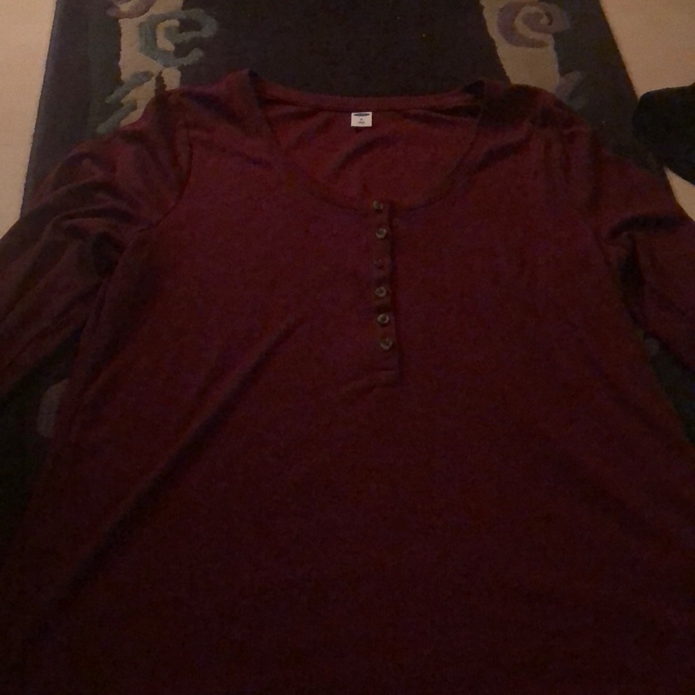 NEVER WORN burgundy shirt
